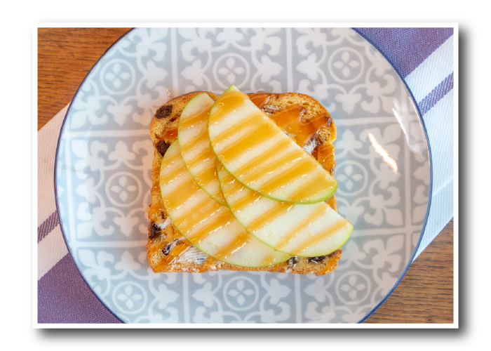 Swirl Bread Recipes | Caramel Apple Swirl Bread Toast