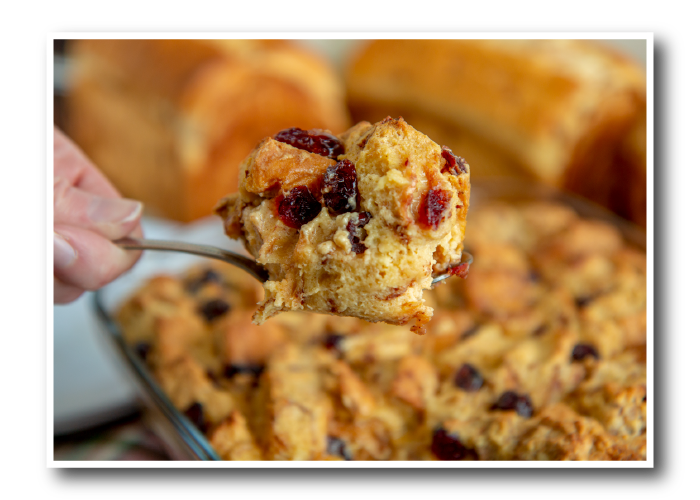 Swirl Bread Recipes | Cranberry Bread Pudding