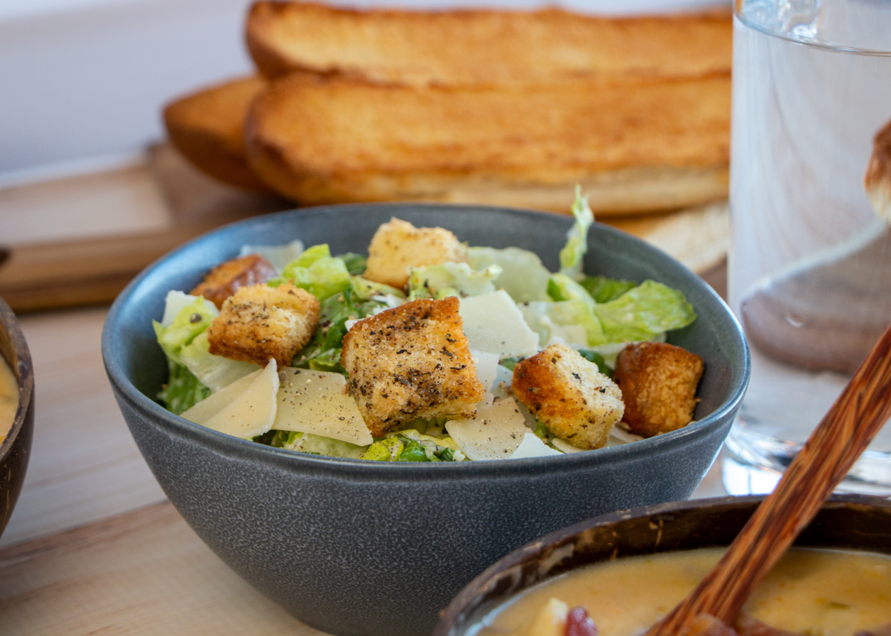 Caesar Salad with Croutons