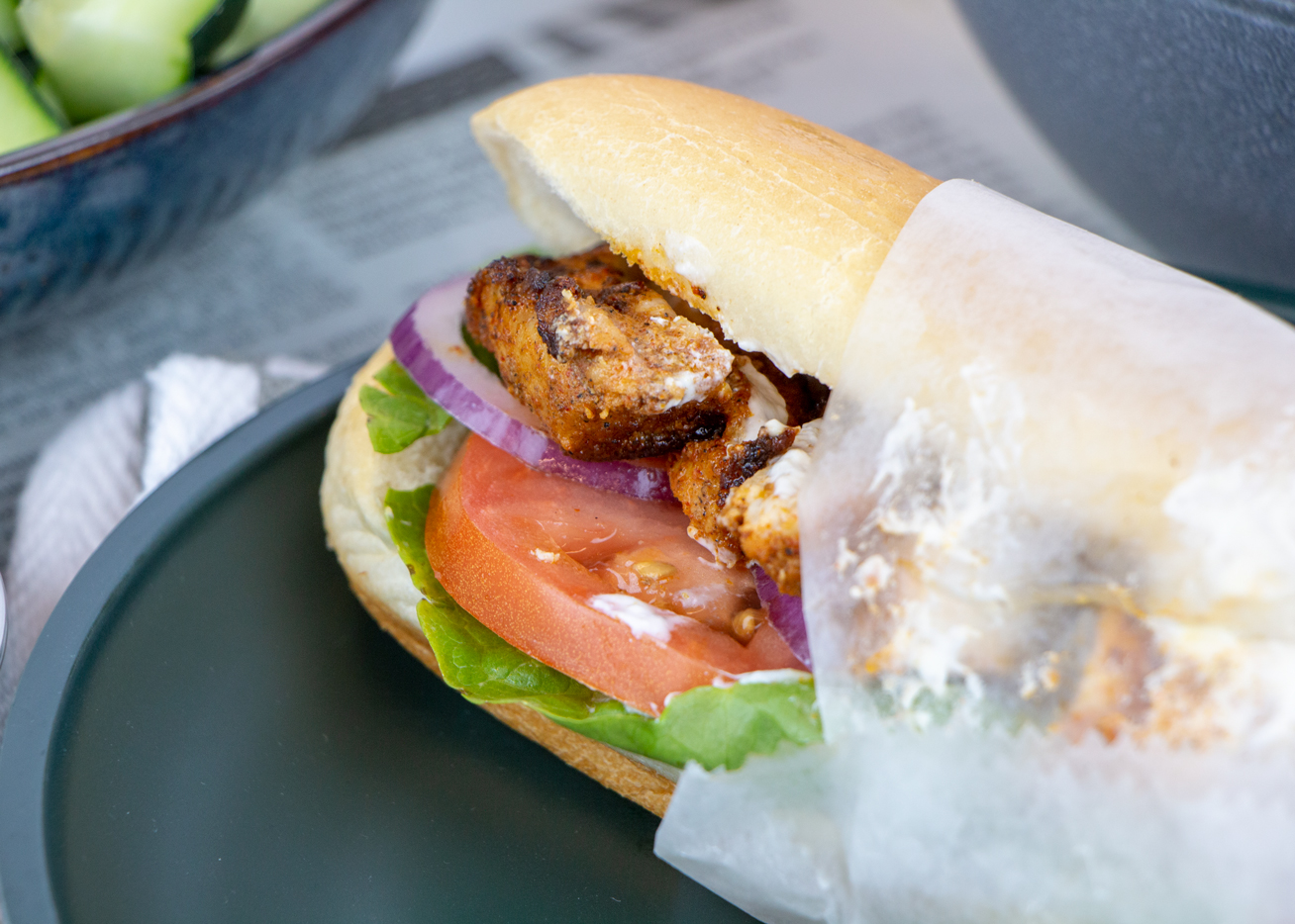 ChickenShawarmaHoagie2 Martin's Famous Potato Rolls and Bread