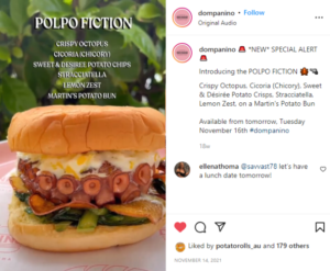 Octopus Sandwich from @DomPanino