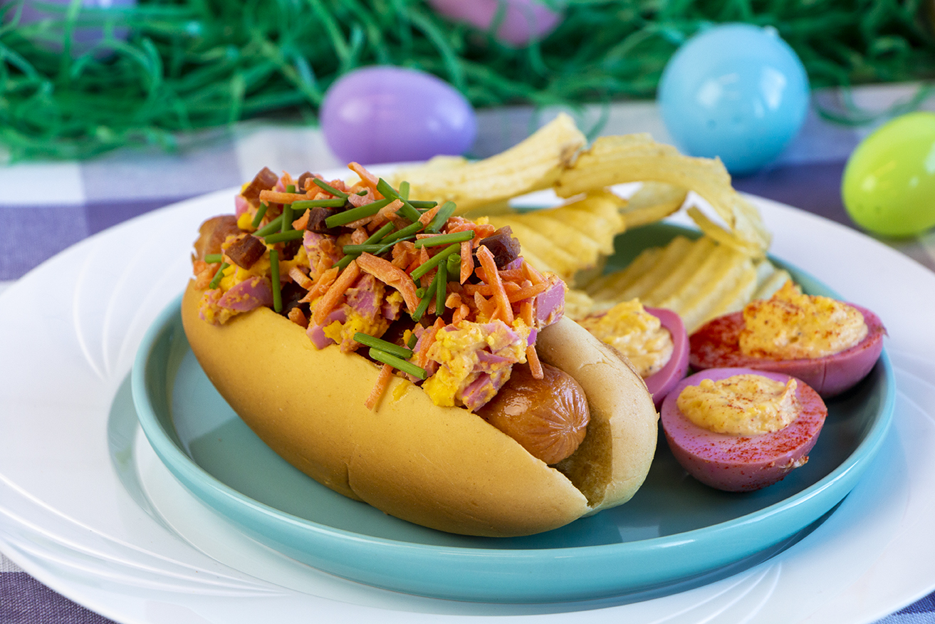 Easter Hot Dog - Martin's Famous Potato Rolls And Bread