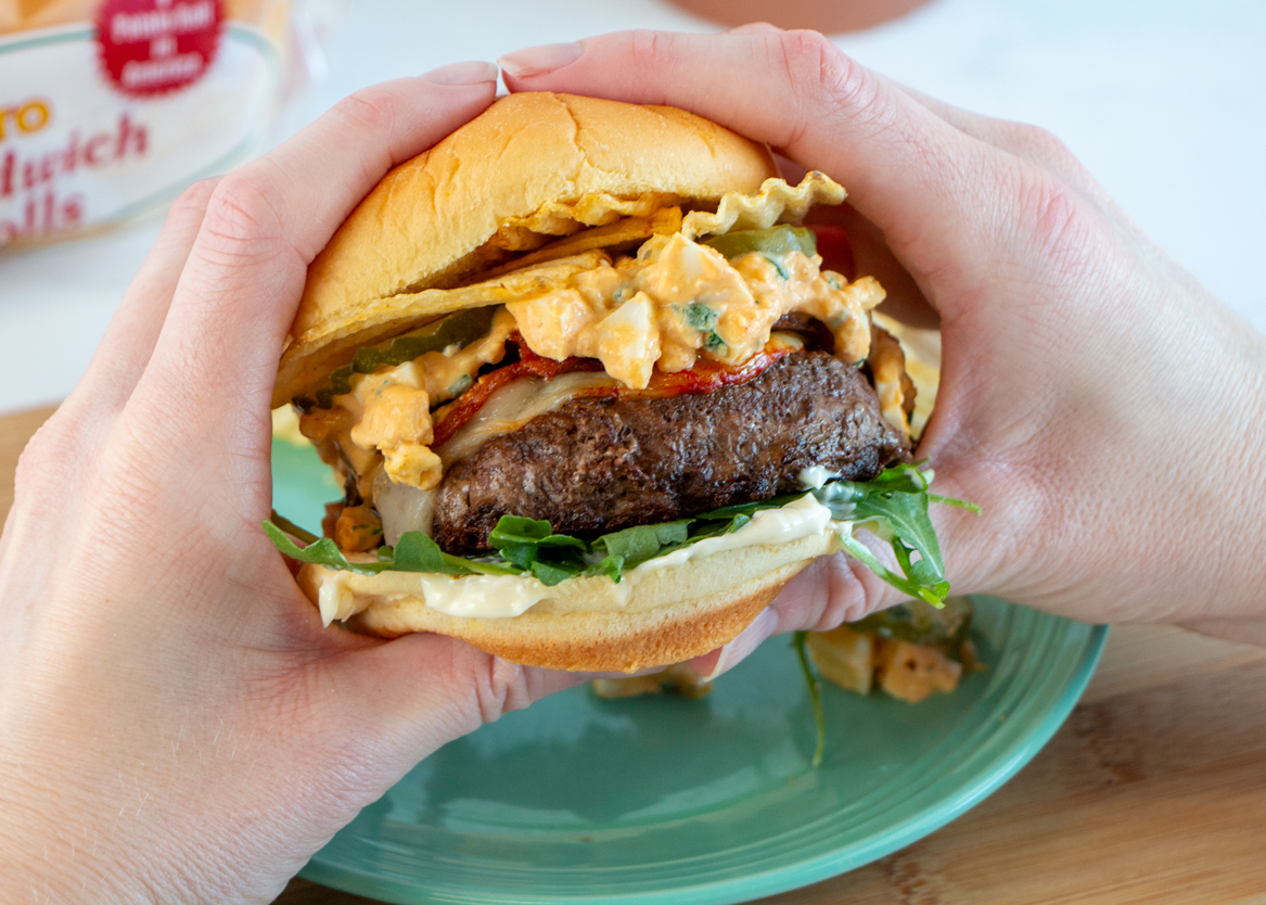Egg Salad Burger - Martin's Famous Potato Rolls and Bread