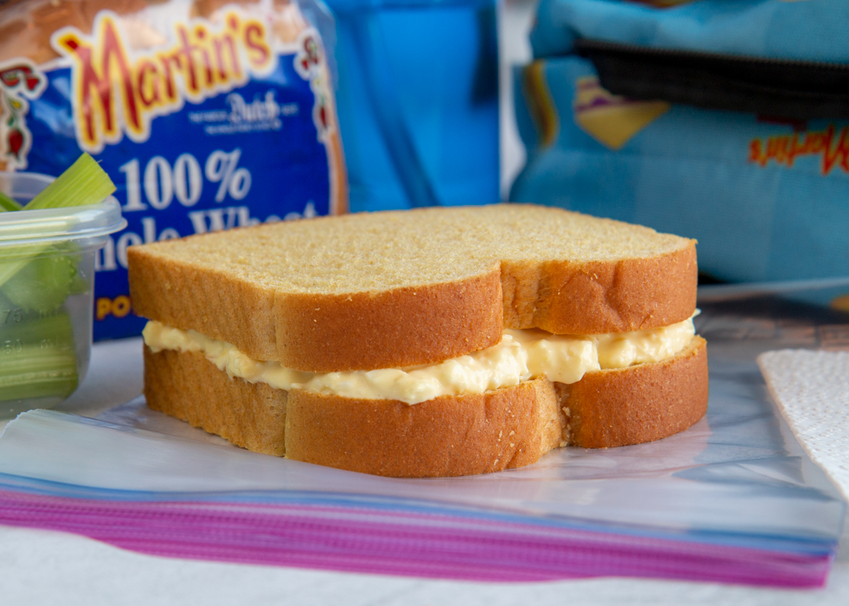 Egg Salad Sandwich Martin's Famous Potato Rolls and Bread