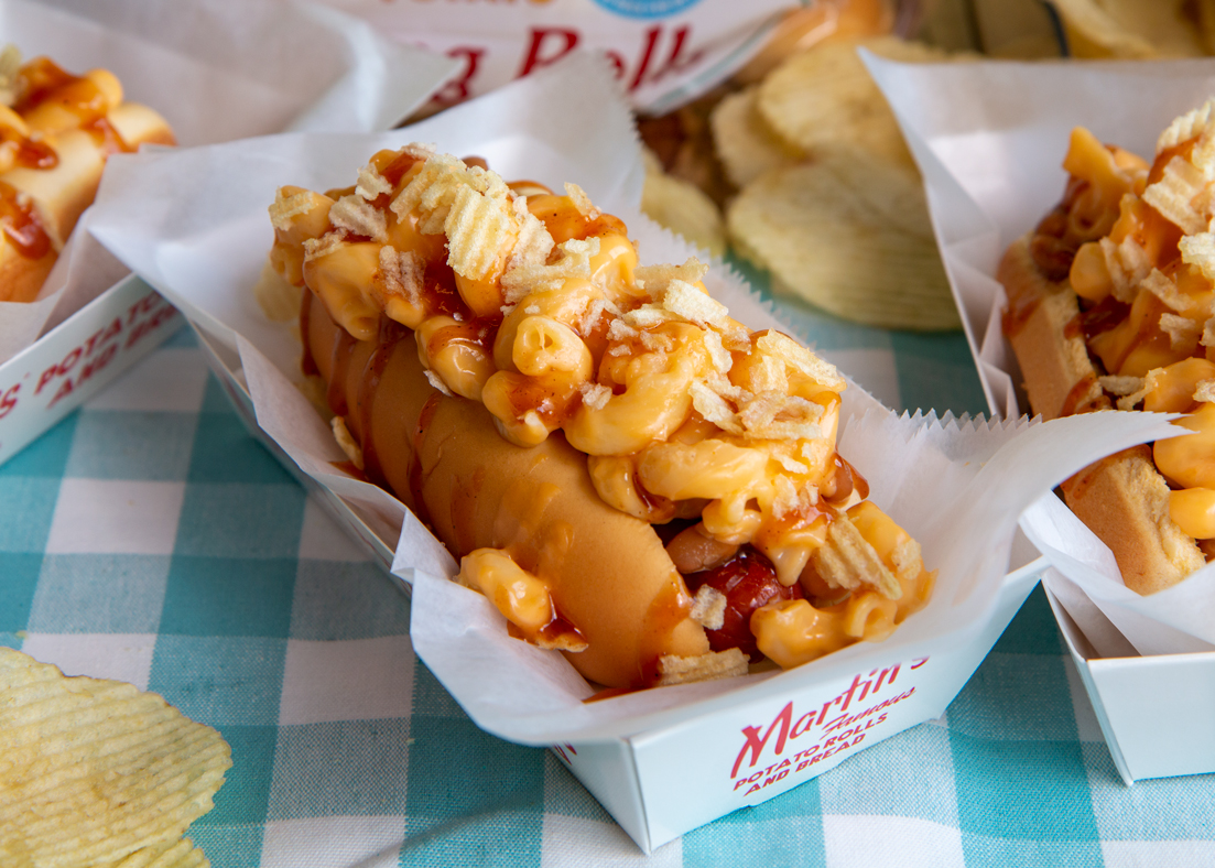 First Day of Summer Hot Dog - Martin's Famous Potato Rolls and Bread