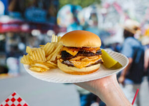 Funnel Cake Burger