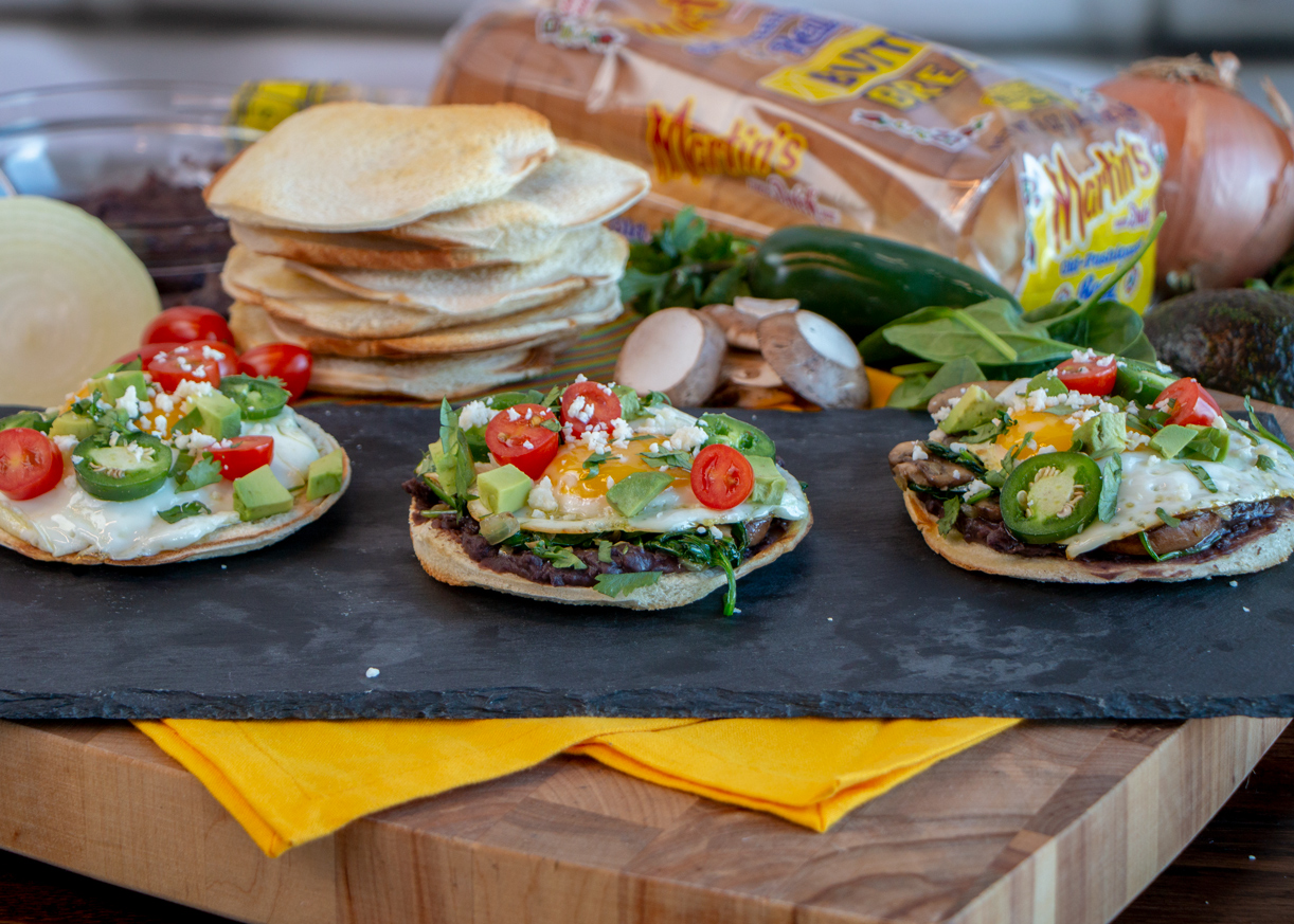 Green-Chili-Breakfast-Tostadas4 - Martin's Famous Potato Rolls And Bread