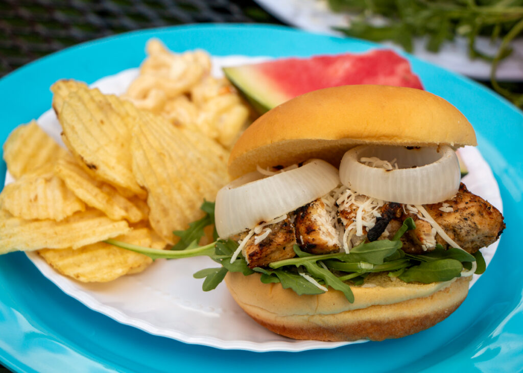 Lemon Basil Grilled Chicken Sandwich