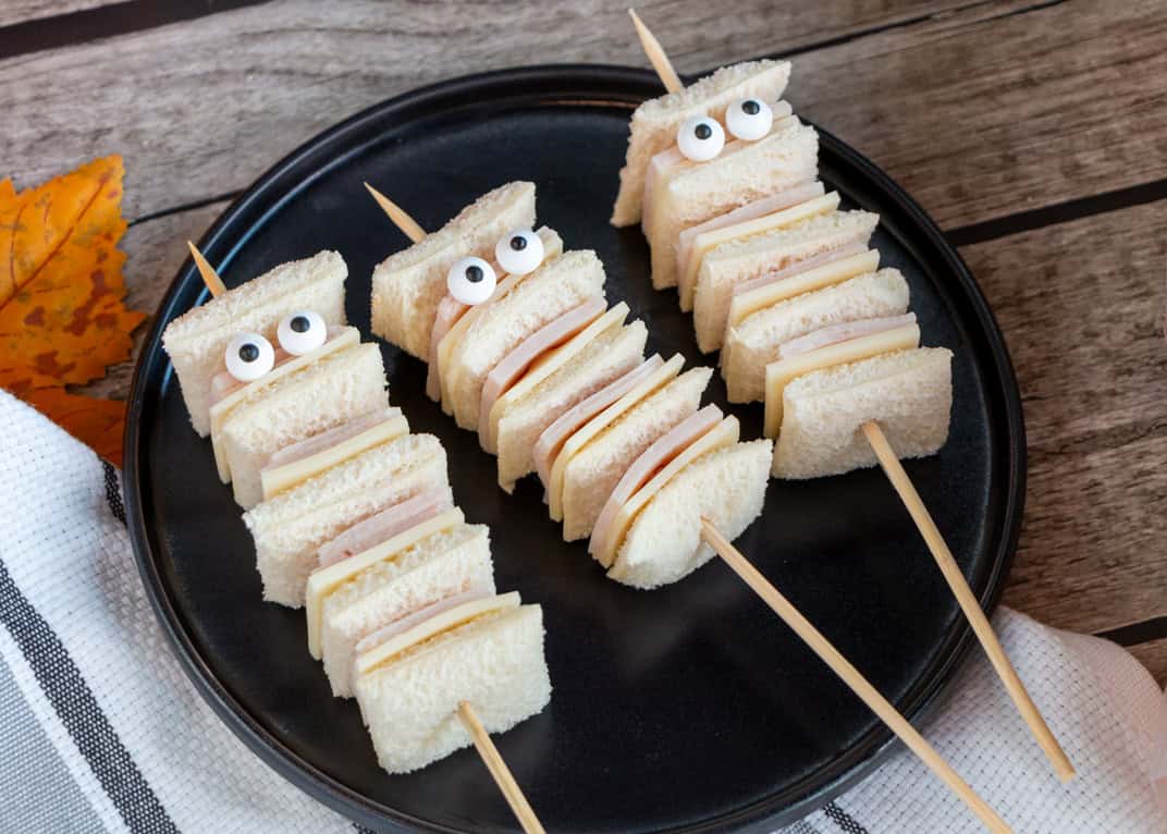 Mummy Sandwich Kabobs - Martin's Famous Potato Rolls and Bread
