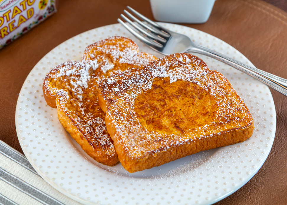 Pumpkin Spice French Toast - Martin's Famous Potato Rolls and Bread