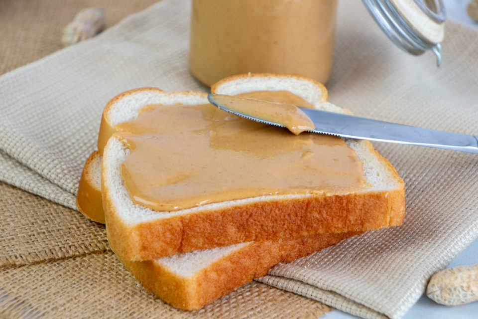 Bread with Peanut Butter