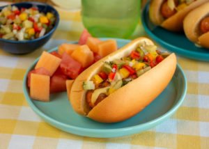 Homemade Pickle Relish Hot Dogs