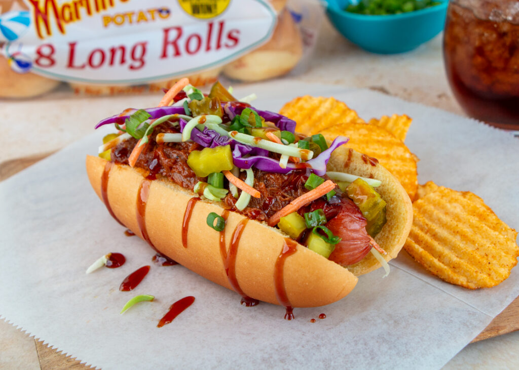 Pulled Pork Hot Dog