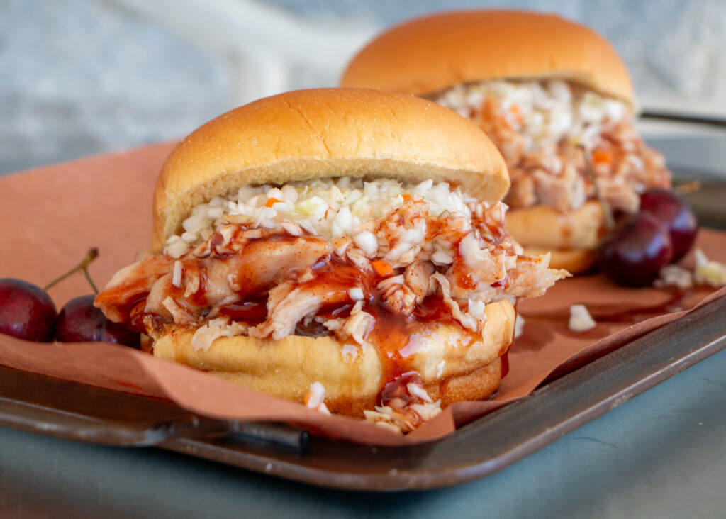 Pulled Turkey BBQ Sandwich