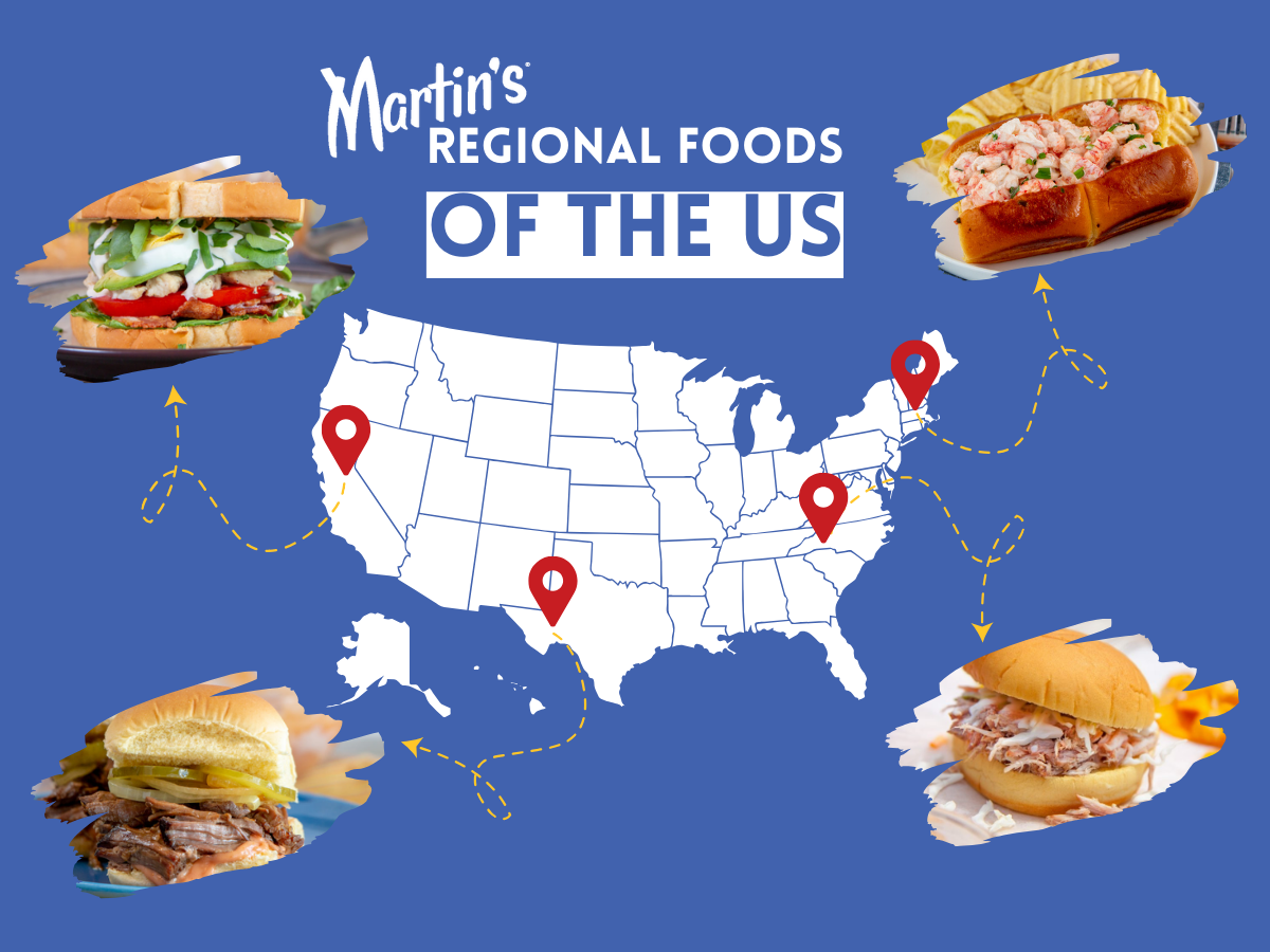 Regional U.S. Foods Map