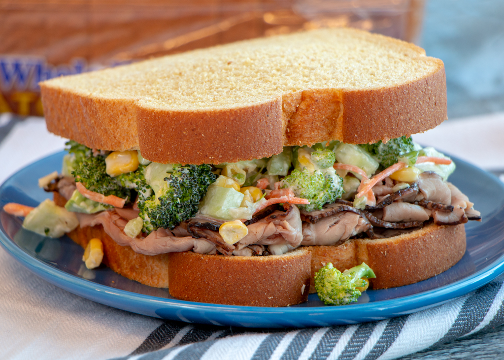 Roast Beef Garden Sandwich