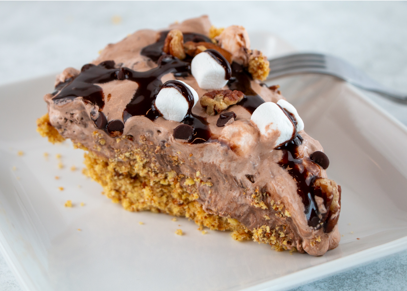 Rocky Road Freezer Pie
