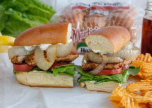 Blackened Salmon Hoagie