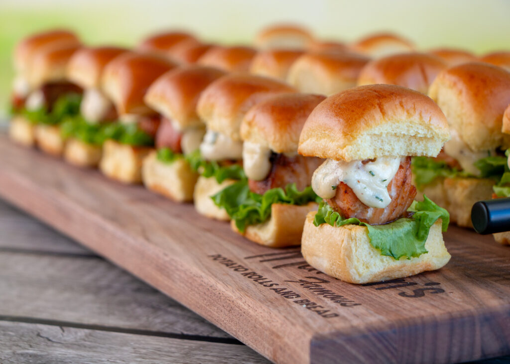 Salmon Sliders