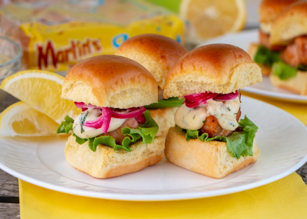 Salmon Sliders