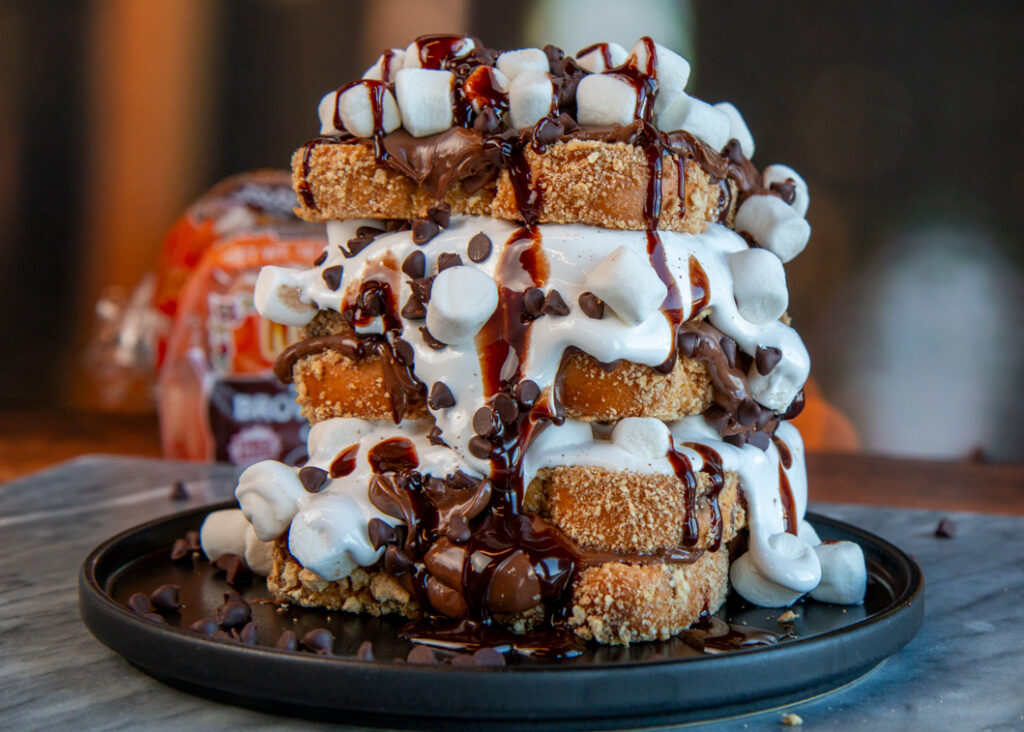 S'mores French Toast Tower
