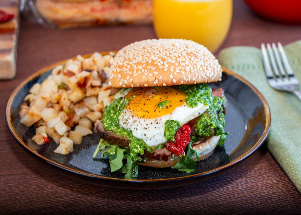 Steak and Egg Sandwich