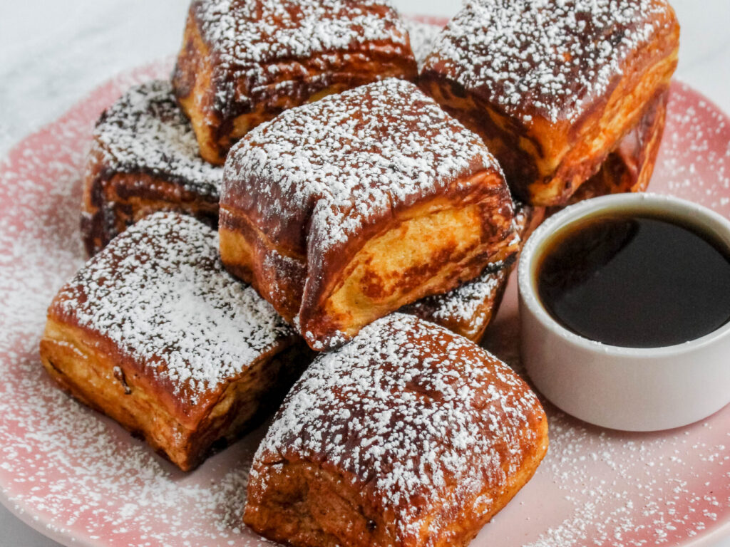 Stuffed Carrot Cake French Toast Bites
