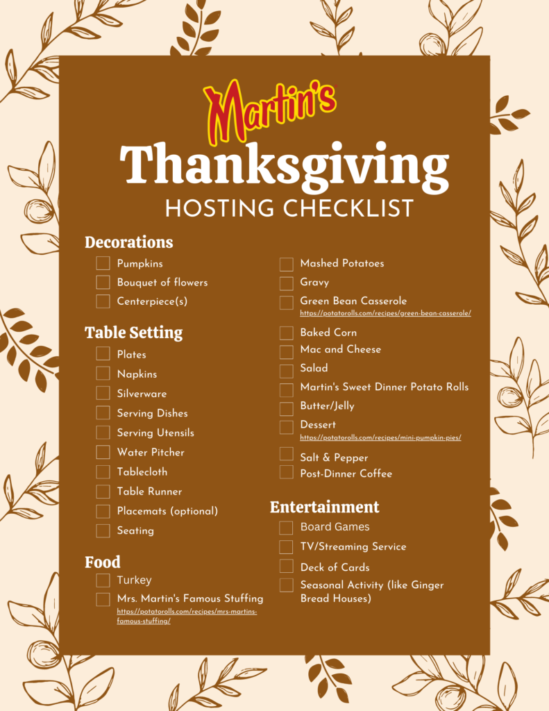 Beginner’s Guide to Hosting Thanksgiving - Martin's Famous Potato Rolls ...