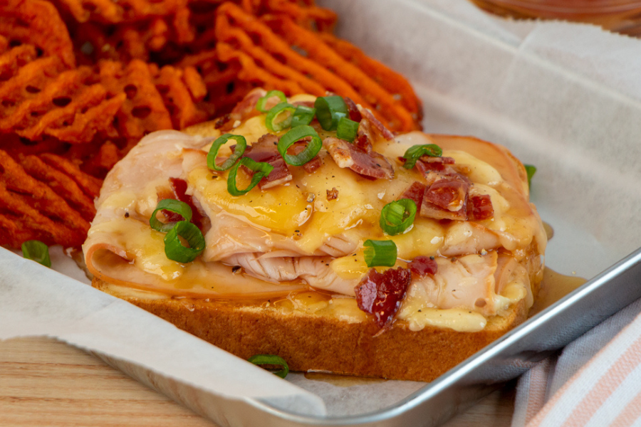 Thanksgiving Leftovers Recipe 2 - Hot Honey Turkey & Bacon Melt