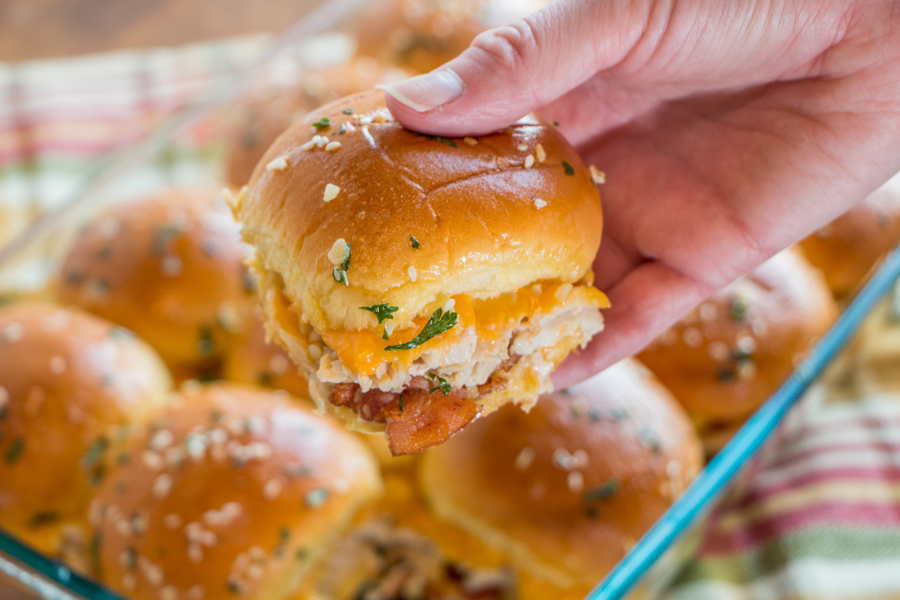 Thanksgiving Leftovers Recipe 5 - Turkey Bacon Ranch Sliders