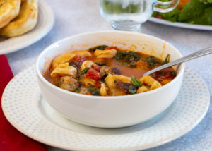Italian Sausage & Tortellini Soup