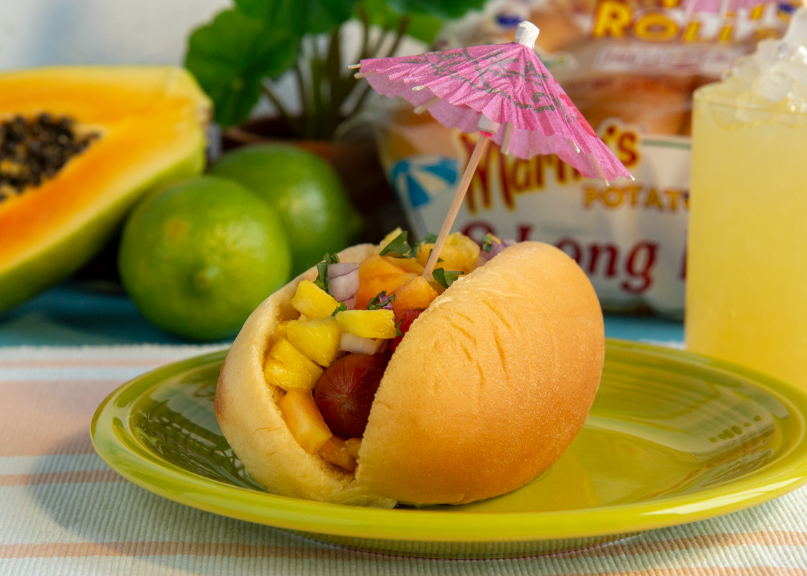 Tropical Salsa Hot Dog