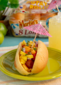 Tropical Salsa Hot Dog