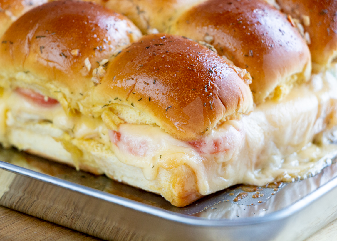 Tuna-Melt-Sheet-Pan-Sliders3 - Martin's Famous Potato Rolls and Bread