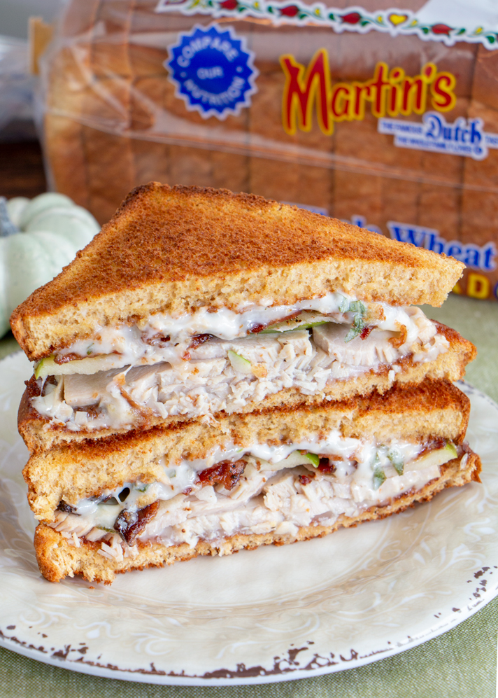 Turkey Grilled Cheese with Sage Mayo