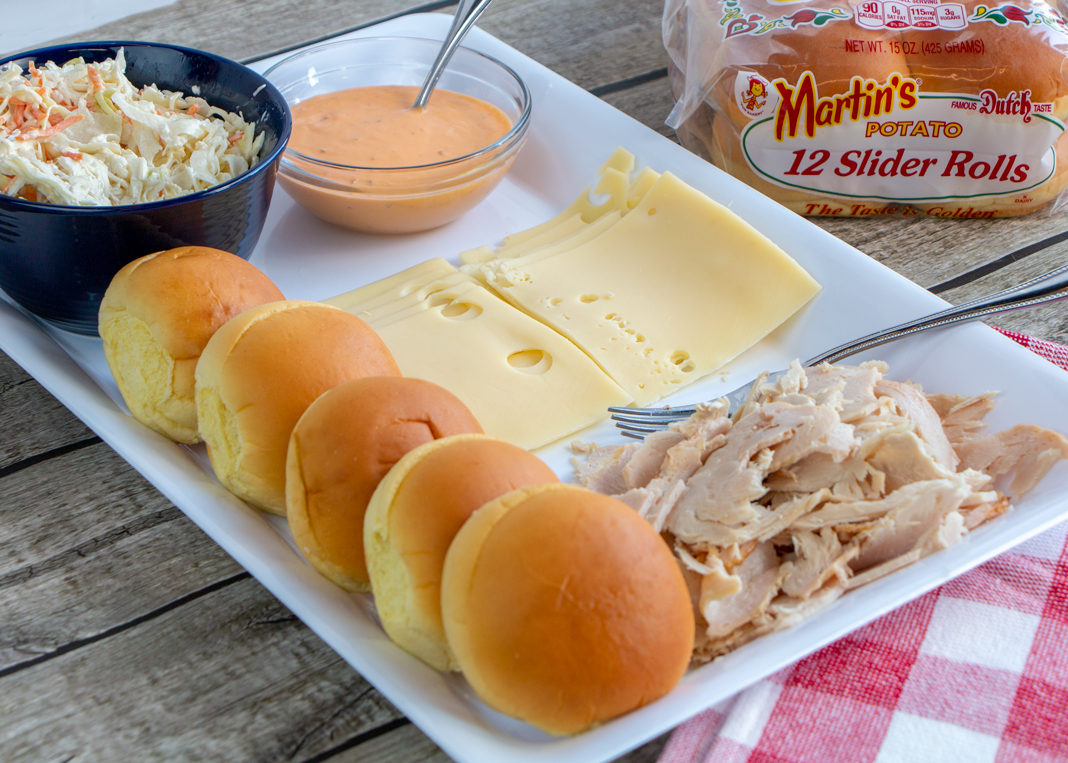 Turkey Rachel Slider Ingredients