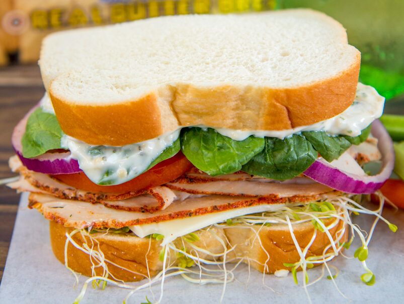 Turkey Veggie Sandwich