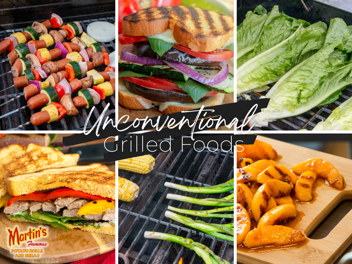 Unconventional Grilled Foods - Header Image | Martin's Potato Rolls Blog