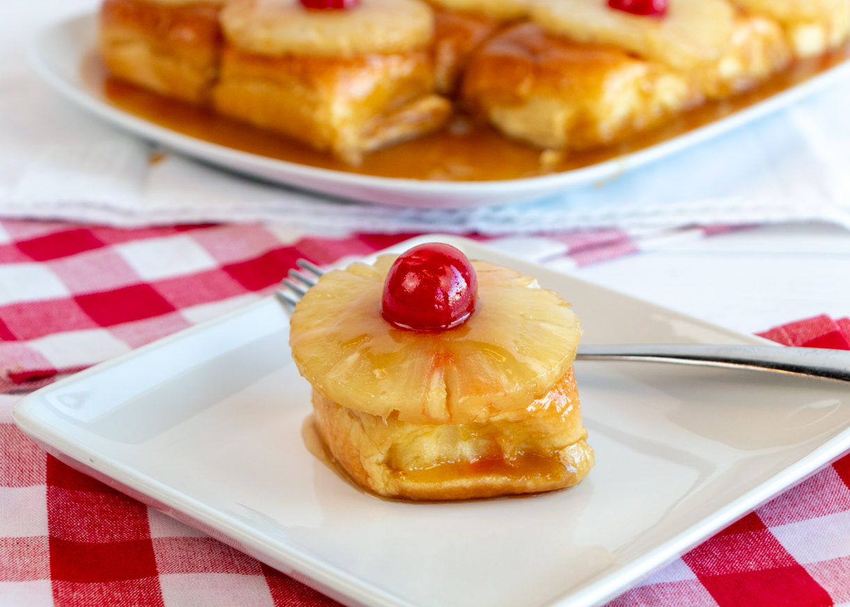 Upside Down Pineapple Sticky Buns