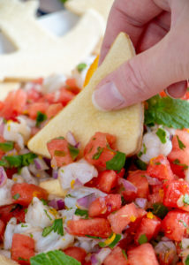 Watermelon and Citrus Shrimp Ceviche