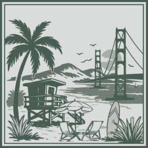 Martin's Summer Fun Season - West Coast Stamp